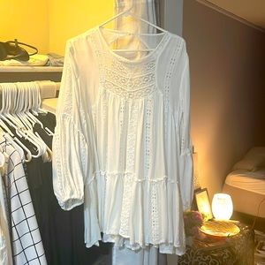 White free people dress